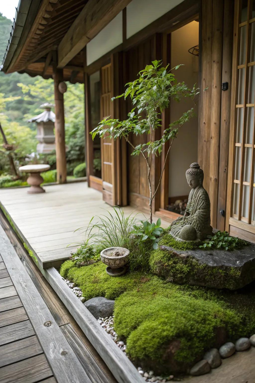 Find peace and serenity with a zen corner.