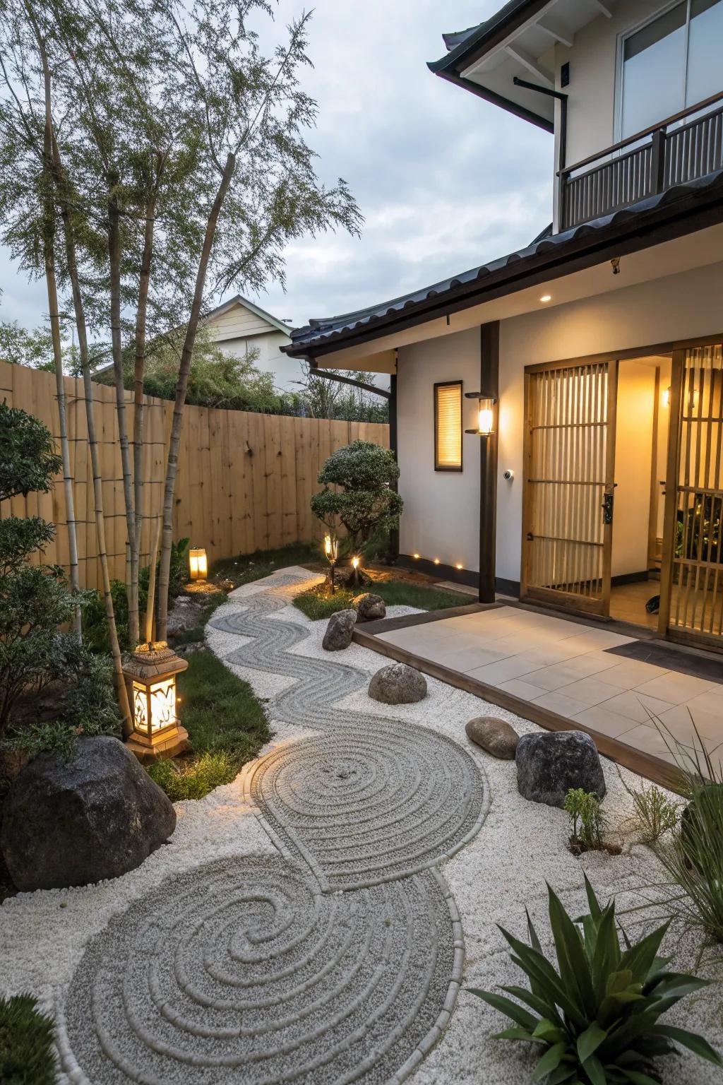 Themed gardens add personality and charm.