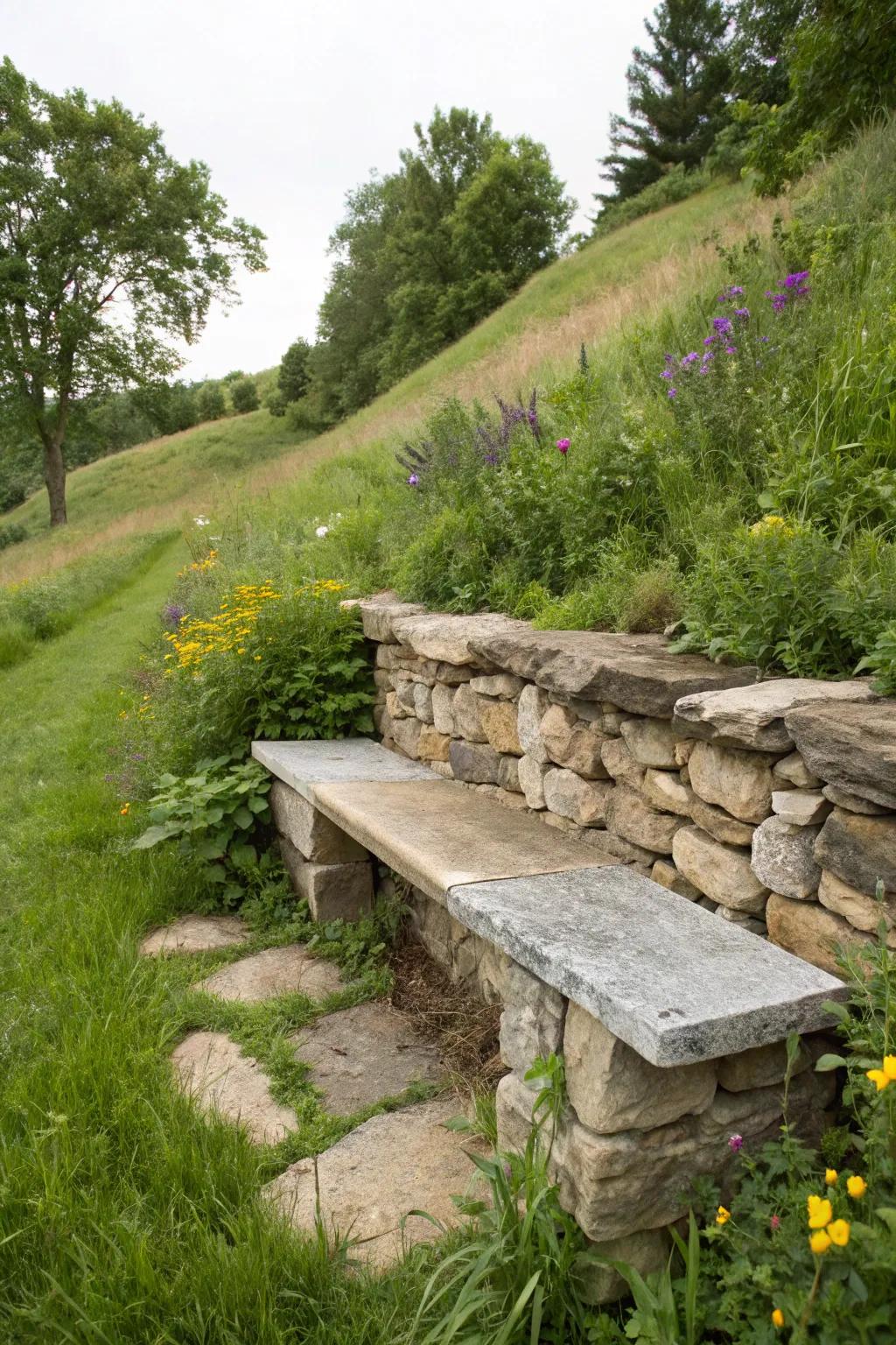 Locally sourced materials create harmony in outdoor designs.