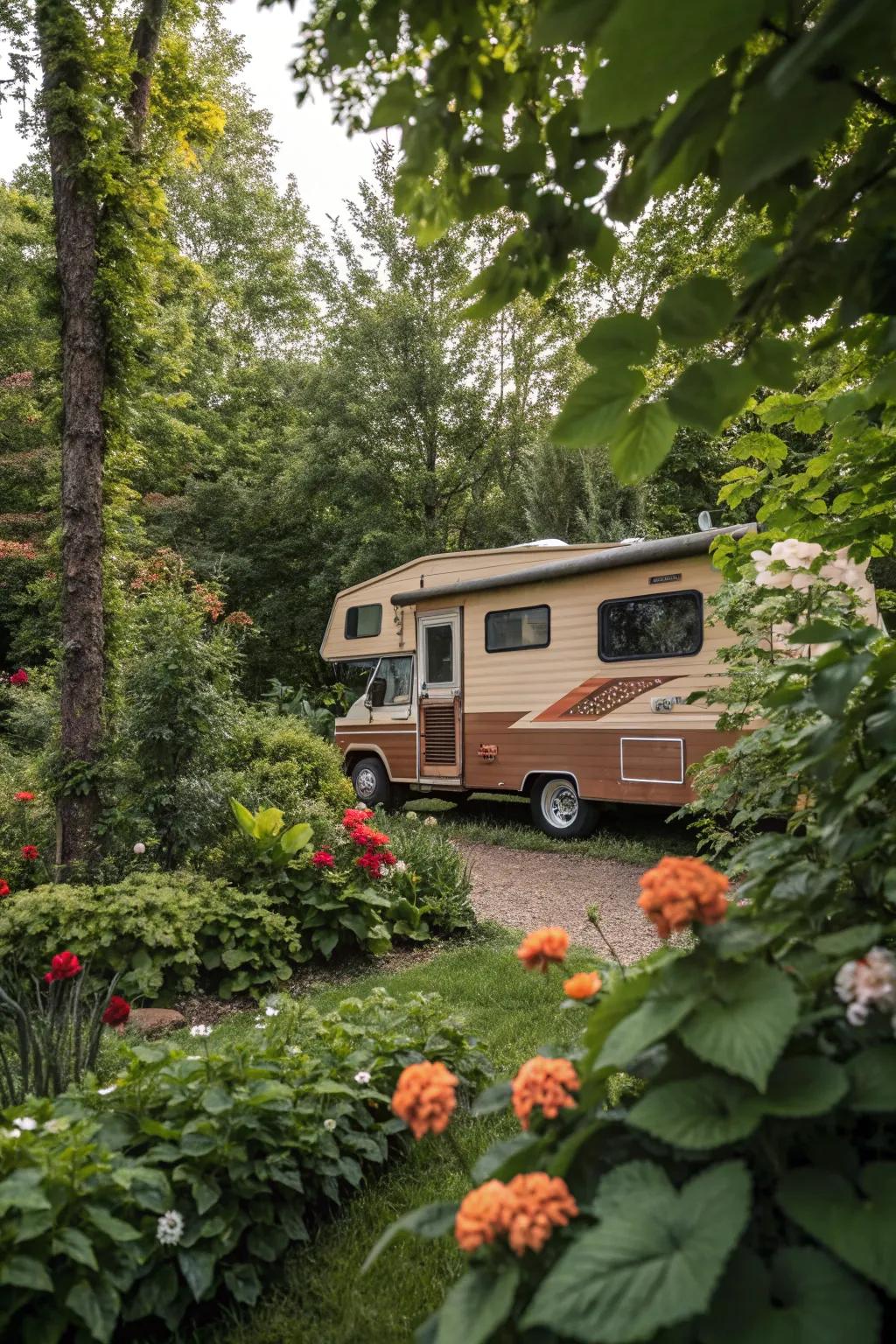 Elegant earth tones that blend seamlessly with nature.