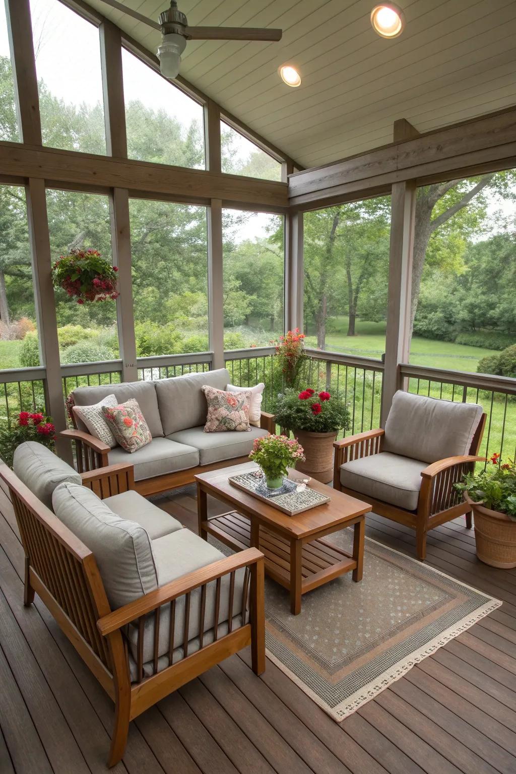 Versatile furniture offers functionality and style.