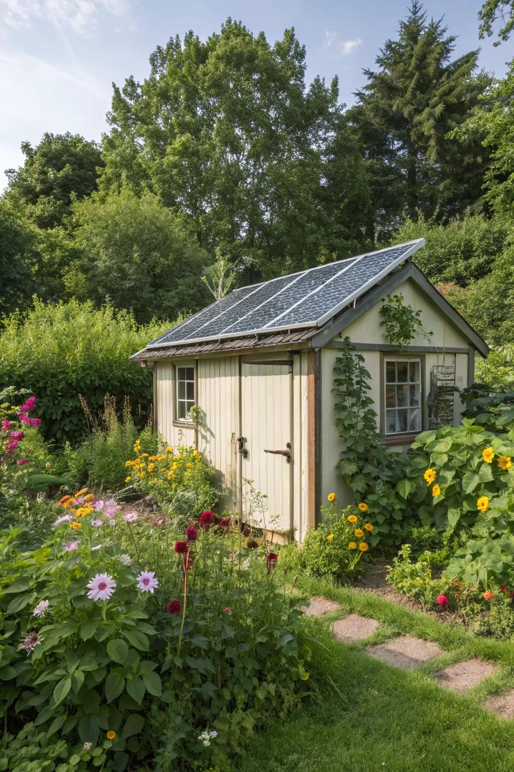 Eco-friendly features make your shed more sustainable and efficient.