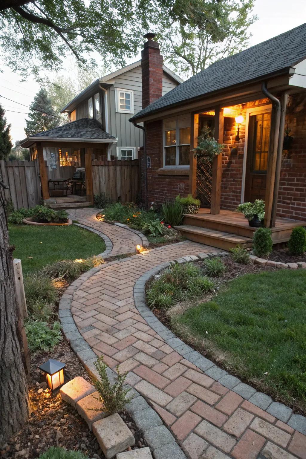 Repurposed materials add character and sustainability.