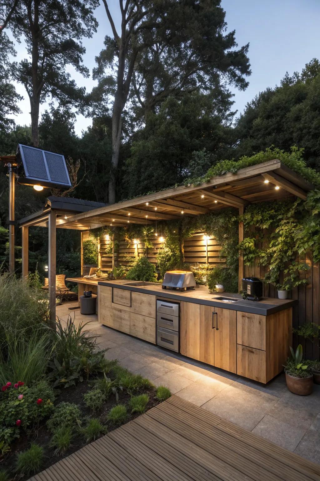 Eco-friendly elements add sustainability and charm.