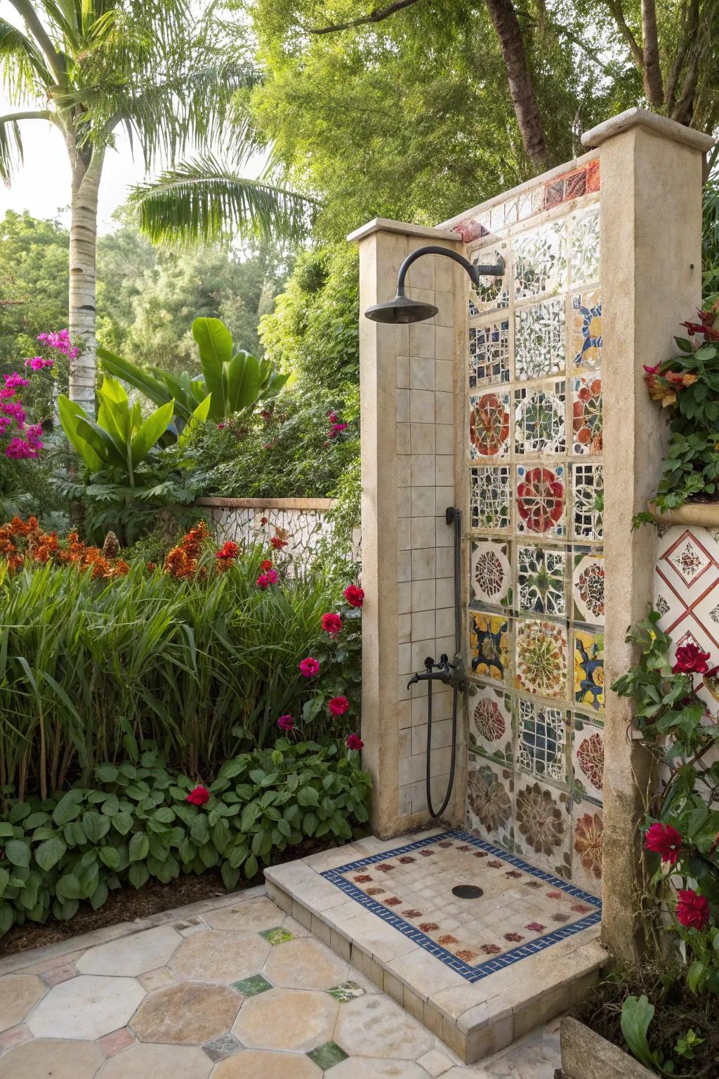 Tiling adds personality and flair.