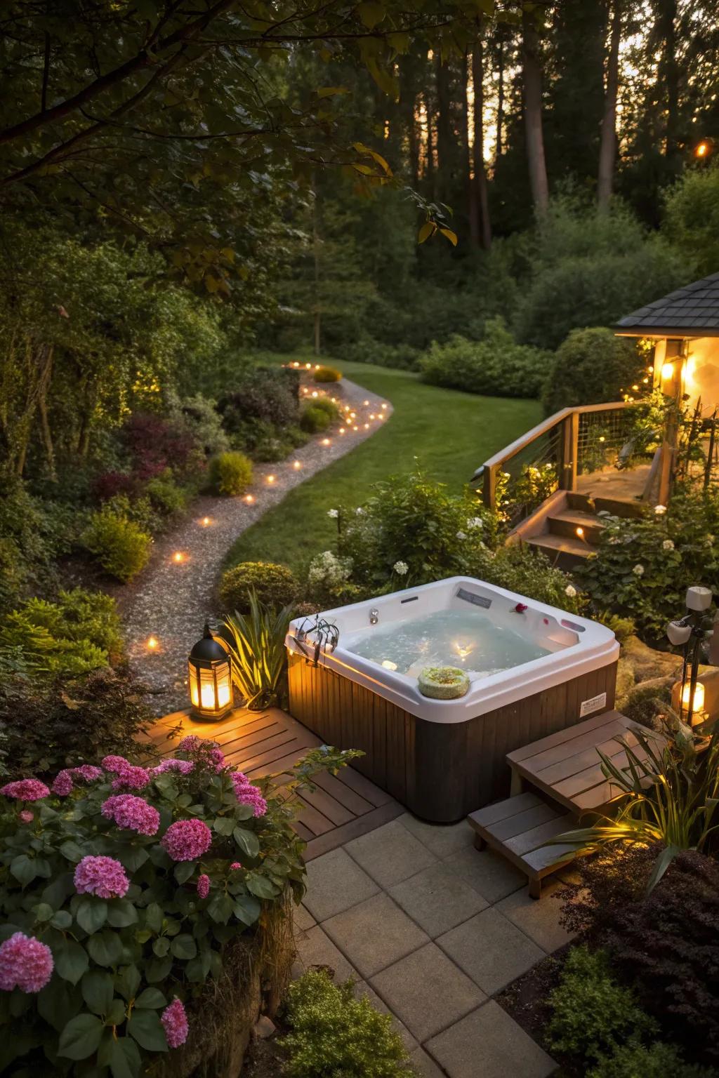 Indulge in luxury with a mini spa sanctuary.