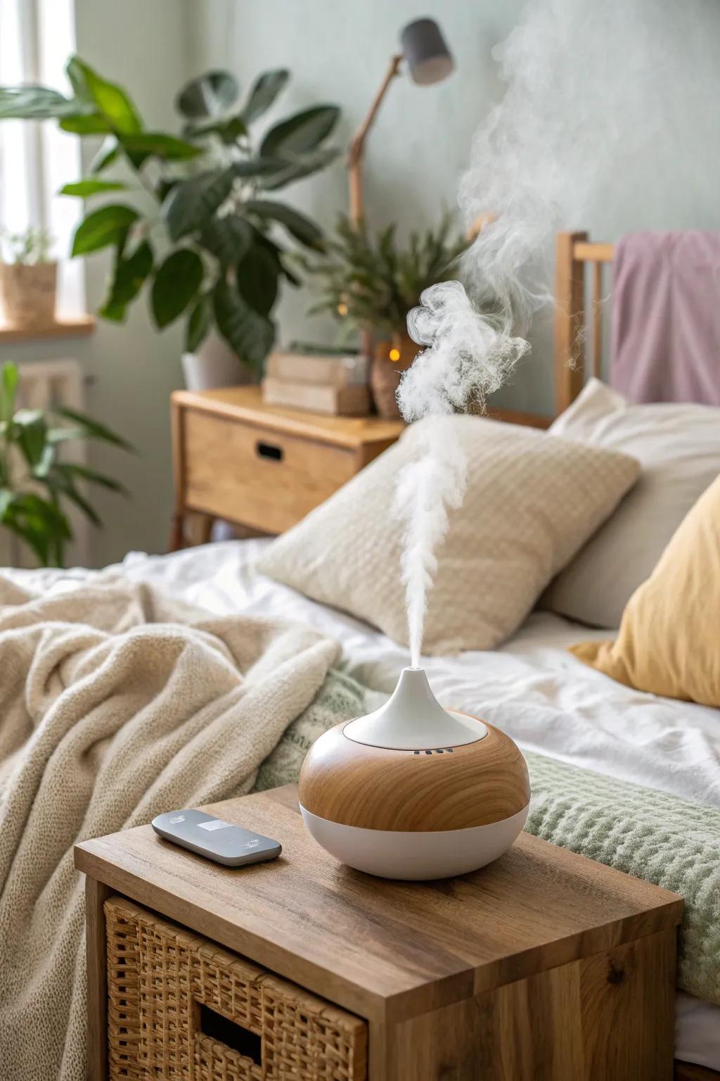 Aromatherapy enhances relaxation with soothing scents.
