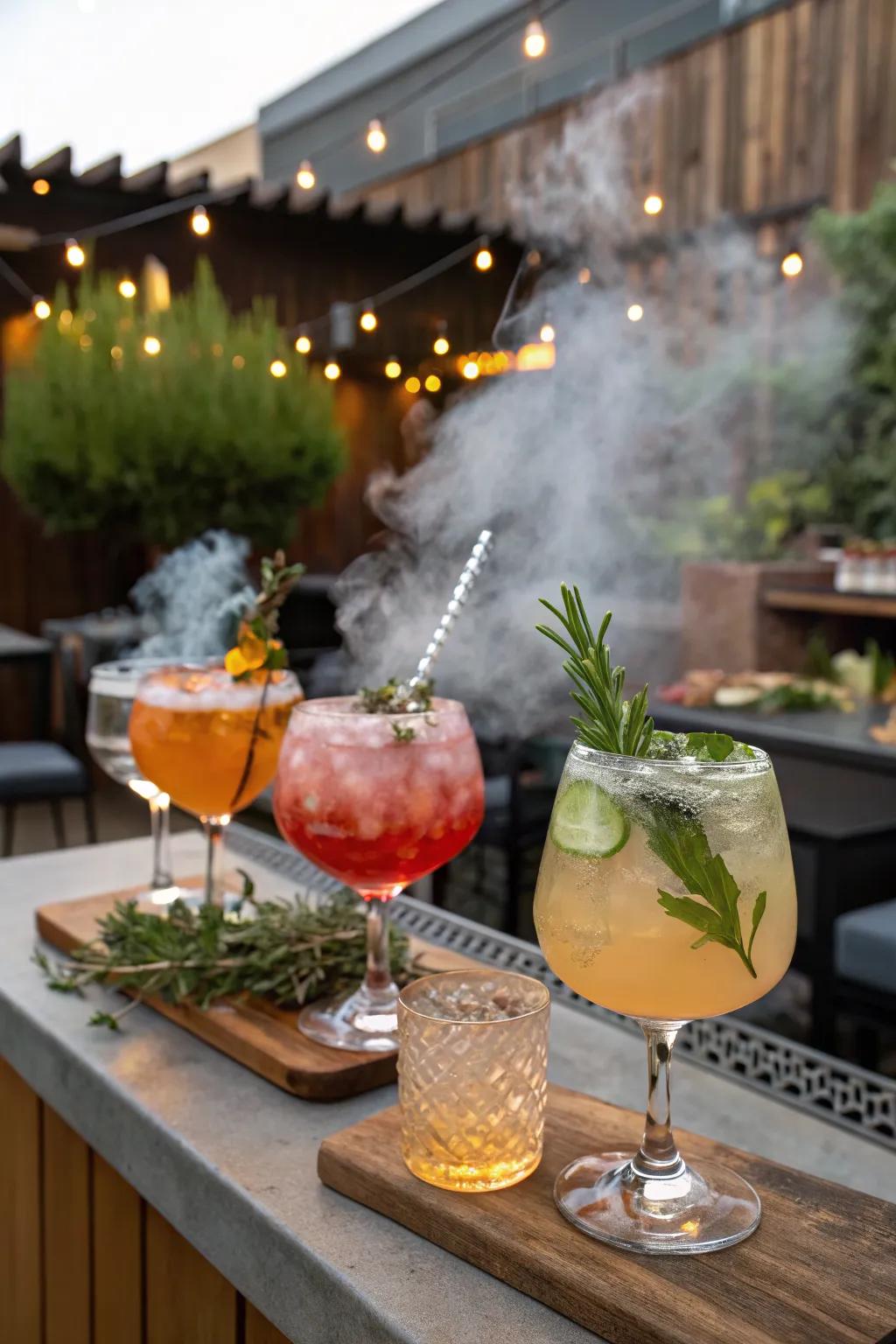 Elevate your drink game with smoky cocktails that match your BBQ's vibe.