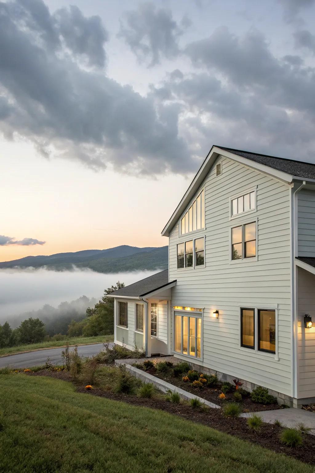 Light Mist: A cool and crisp choice for a modern home.