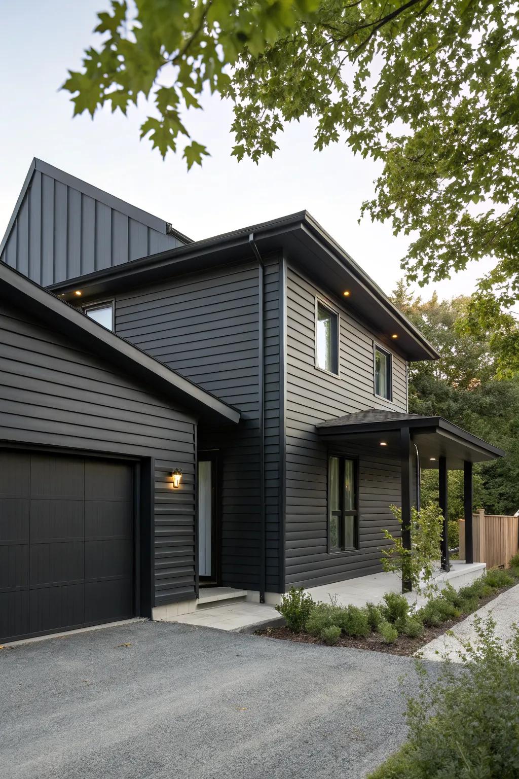 Graphite black adds a sleek, modern touch.