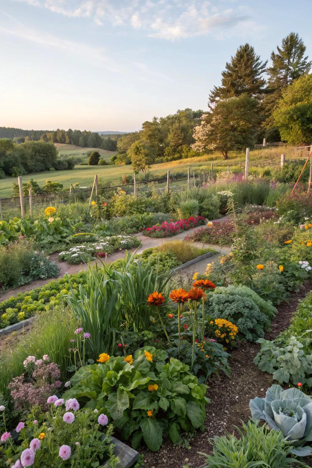 Companion planting can naturally deter weeds while enhancing growth.