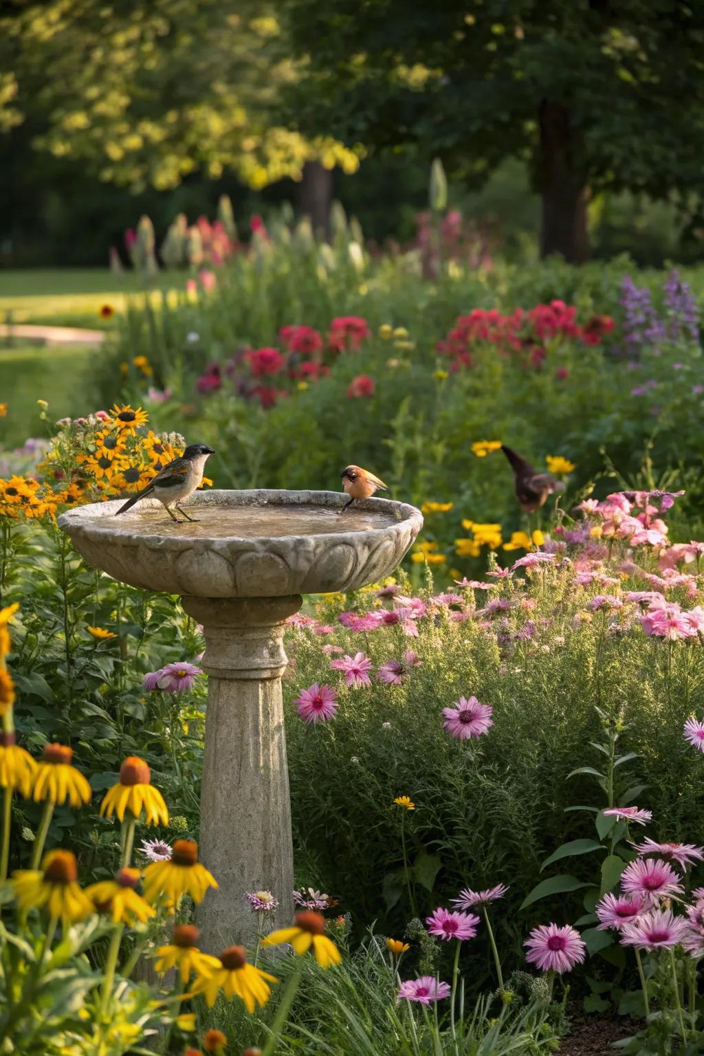A welcoming zone 9b garden for local wildlife.