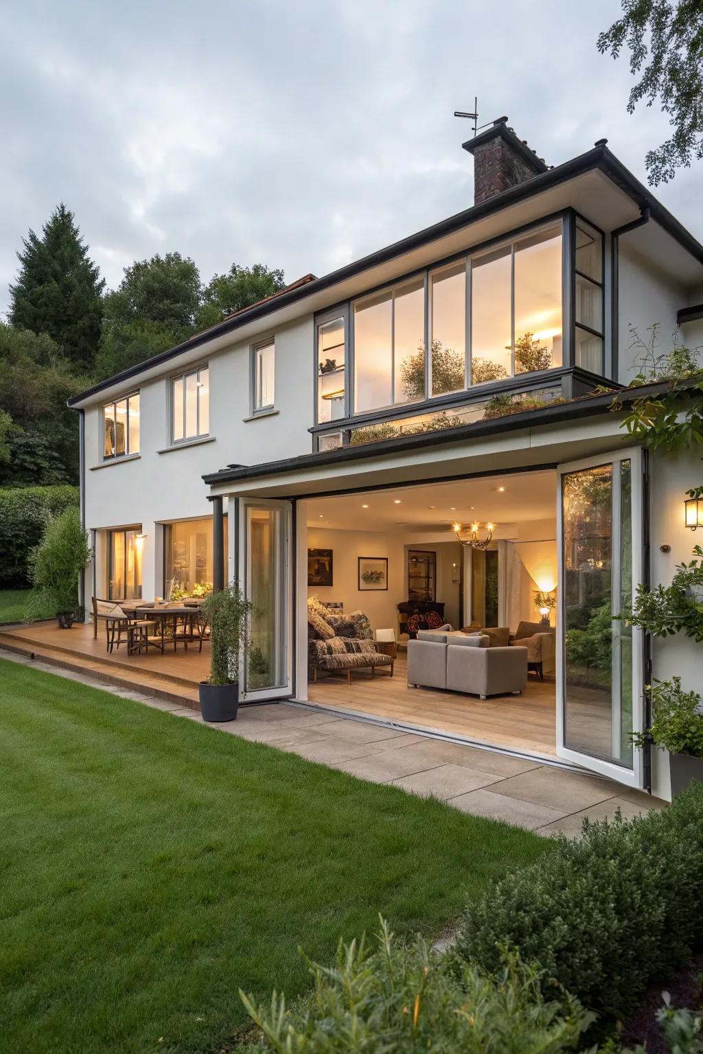 Effortless blending of indoor and outdoor spaces for enhanced living.