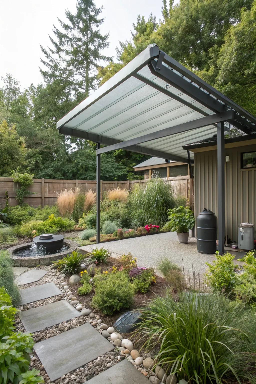 Choose sustainability with an eco-friendly aluminum patio cover.