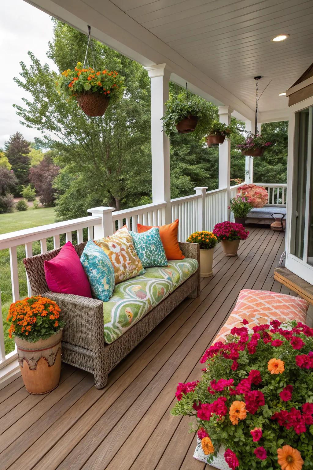 Swap seasonal decor for a refreshed porch look.