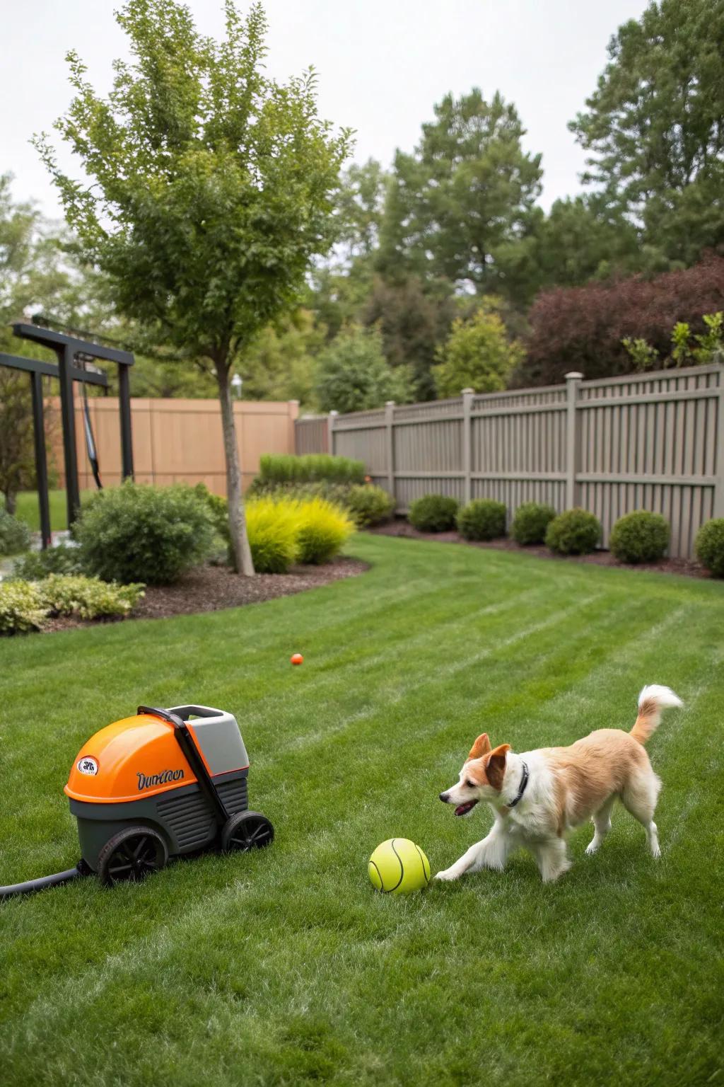 Automated toys that provide endless entertainment for dogs.