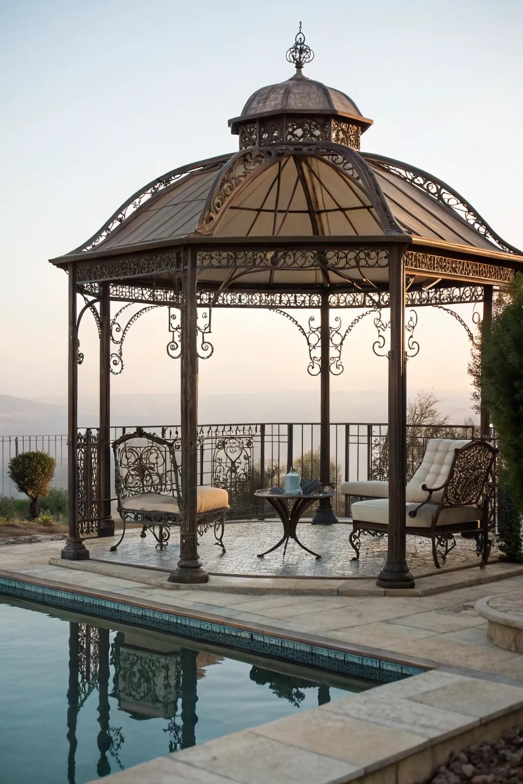 Capture vintage charm with your gazebo.