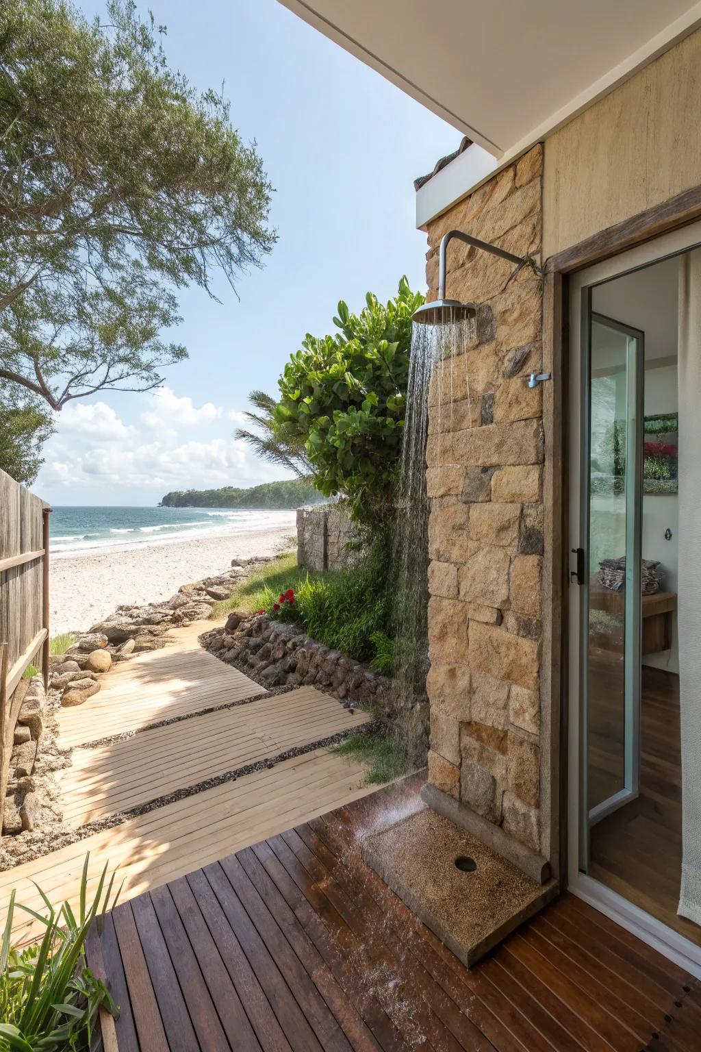 A seamless design enhances the connection between indoor and outdoor spaces.