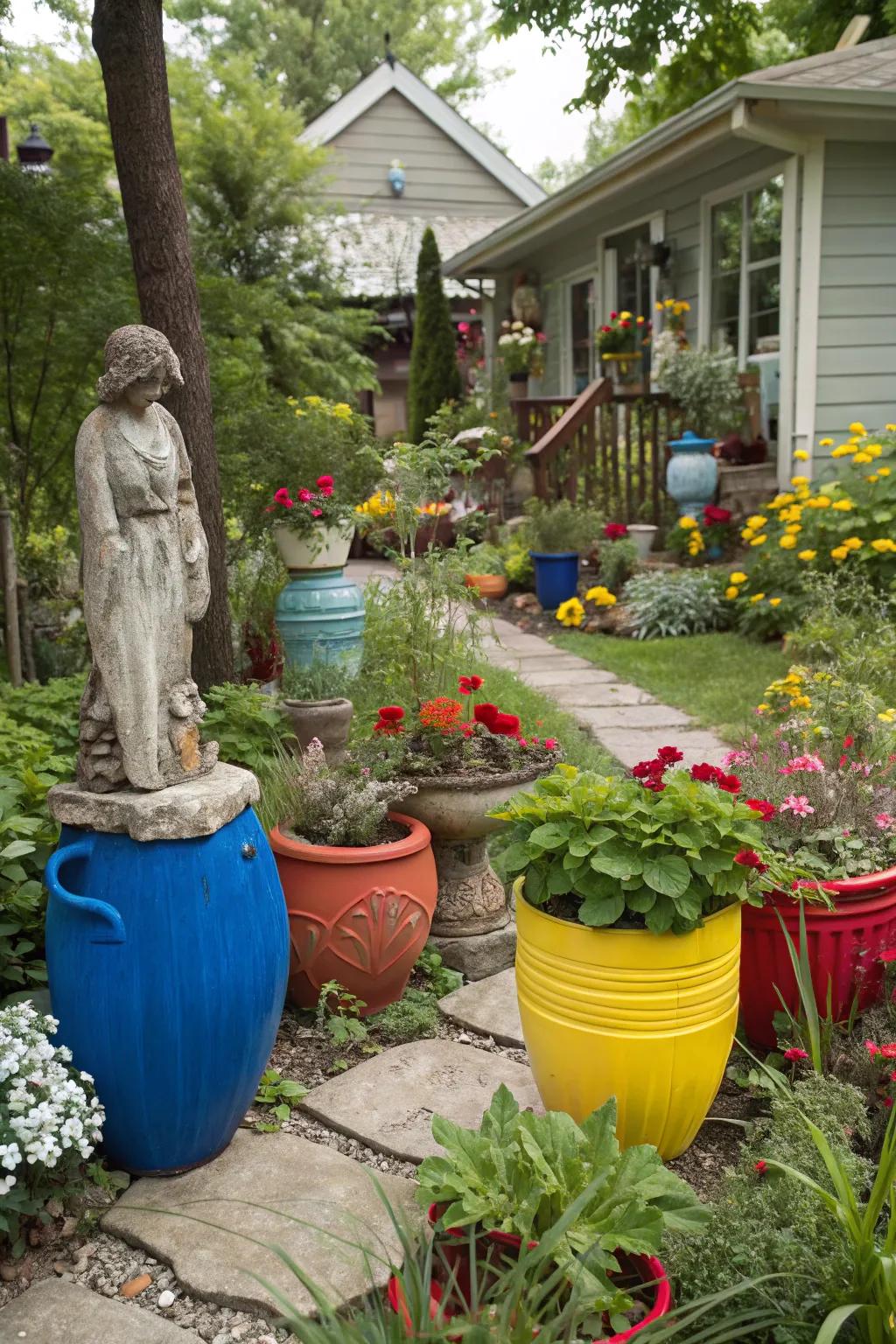 Garden art adds character and a personal touch to your outdoor space.