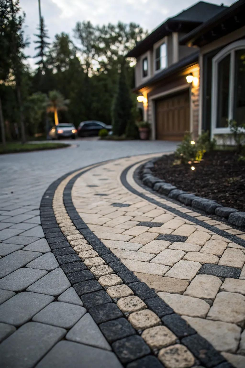 Dark borders create a dramatic contrast.