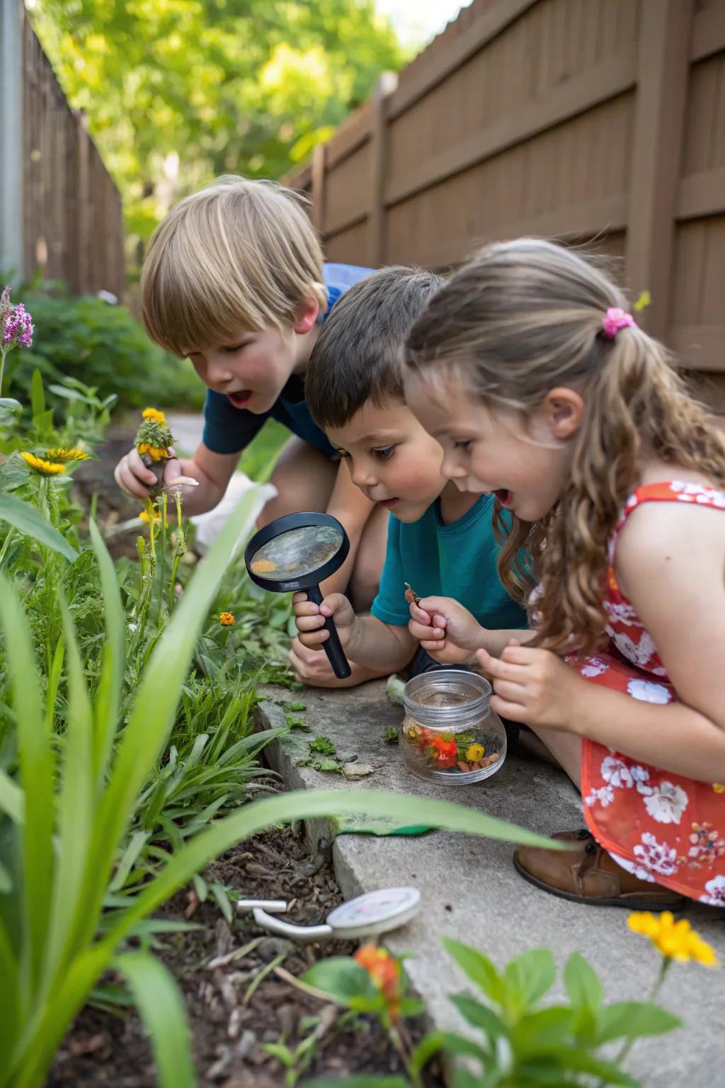 A bug safari offers a close-up look at backyard wildlife.