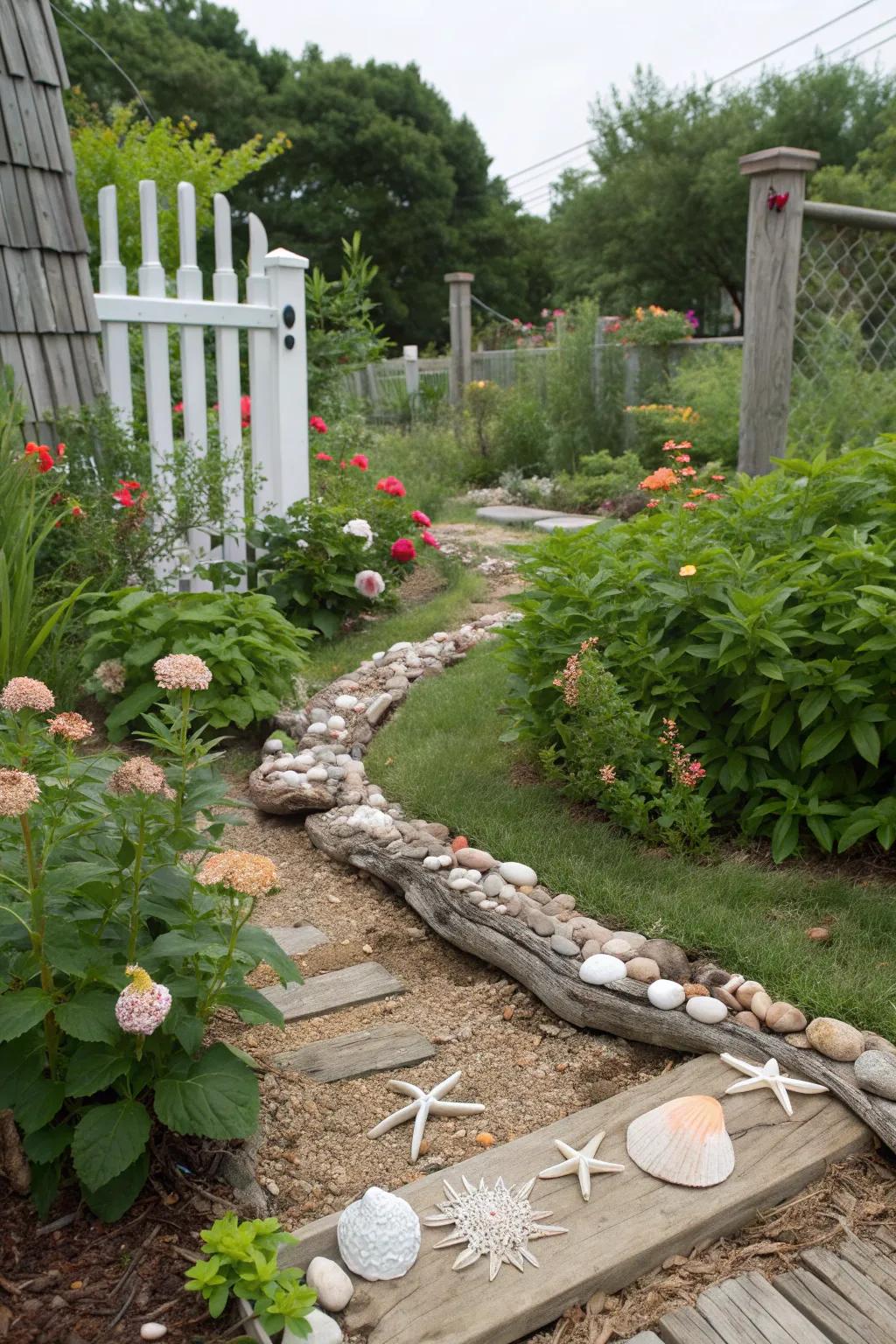 Coastal elements reflecting the Cape Cod charm.