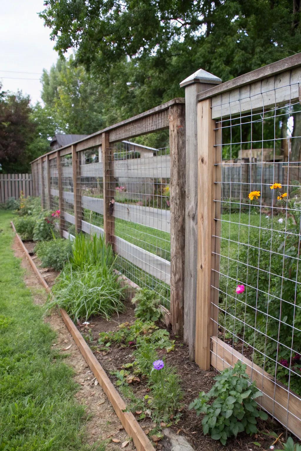 Create an eco-friendly barrier with sustainable materials.