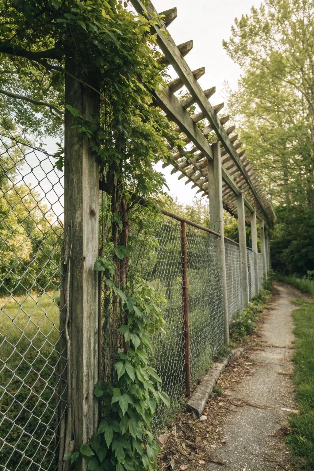 A trellis adds structure and supports climbing plants beautifully.
