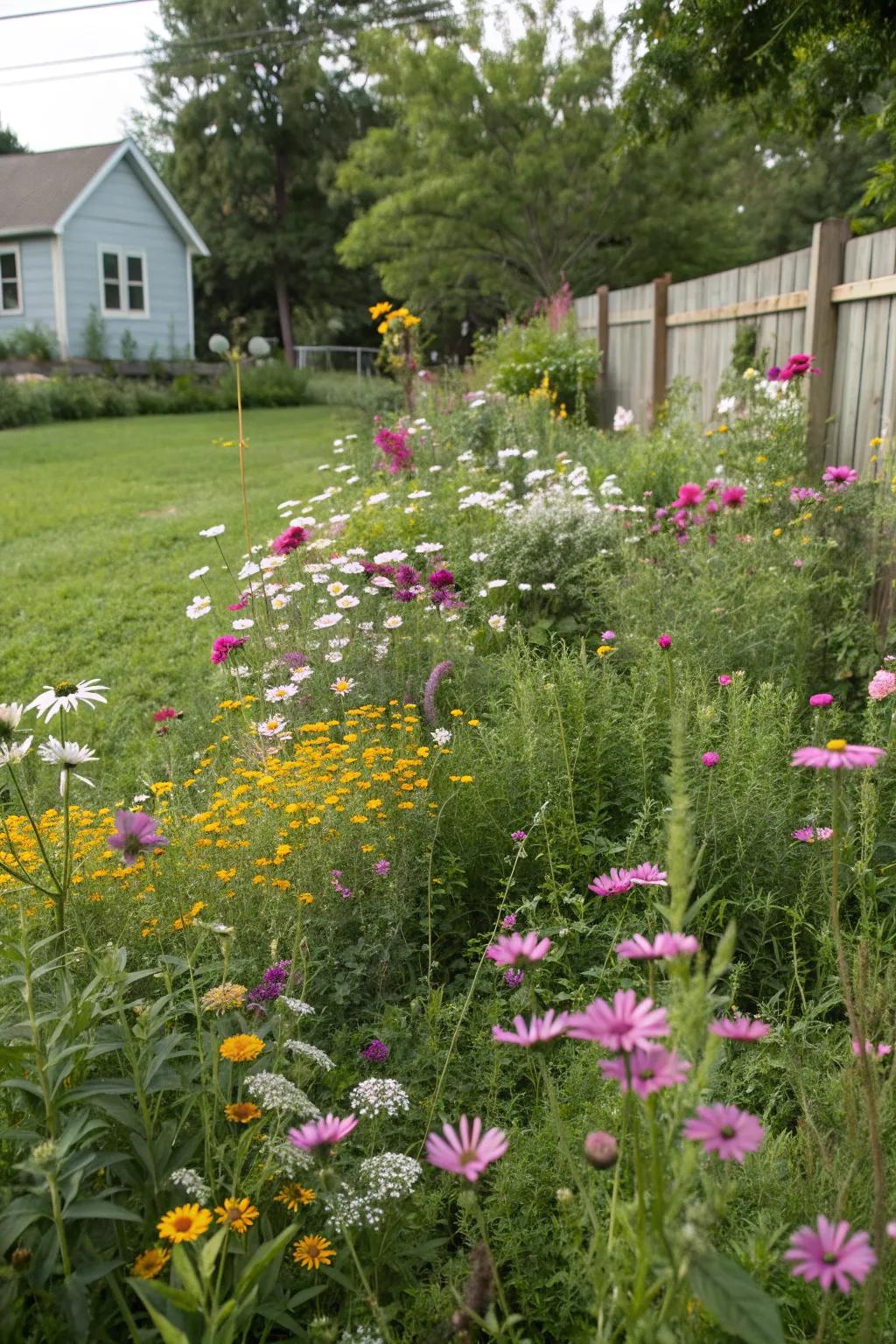Wildflower meadows offer a natural, low-maintenance garden alternative.