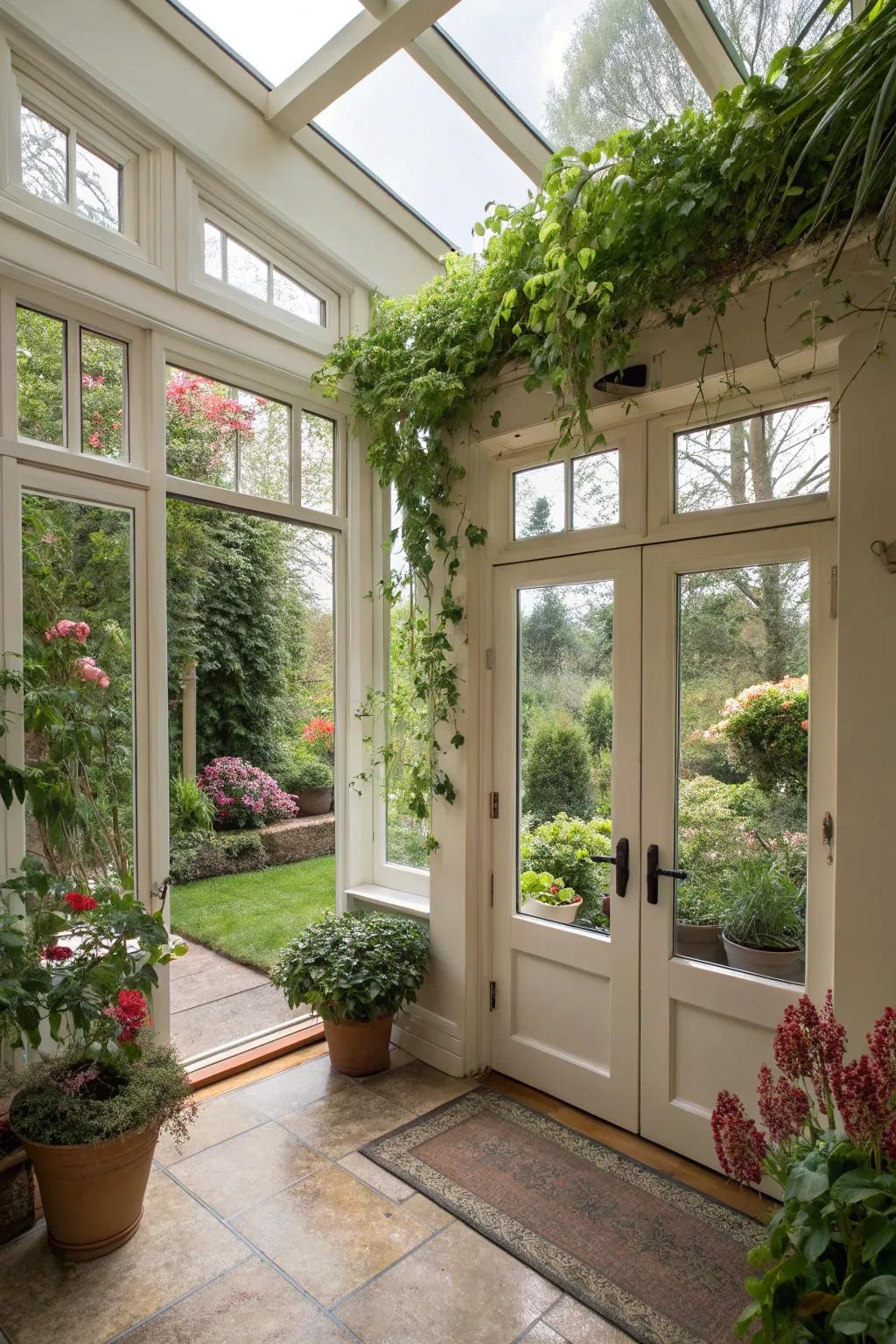 Standard-sized fittings offer a cost-effective solution for garden rooms.