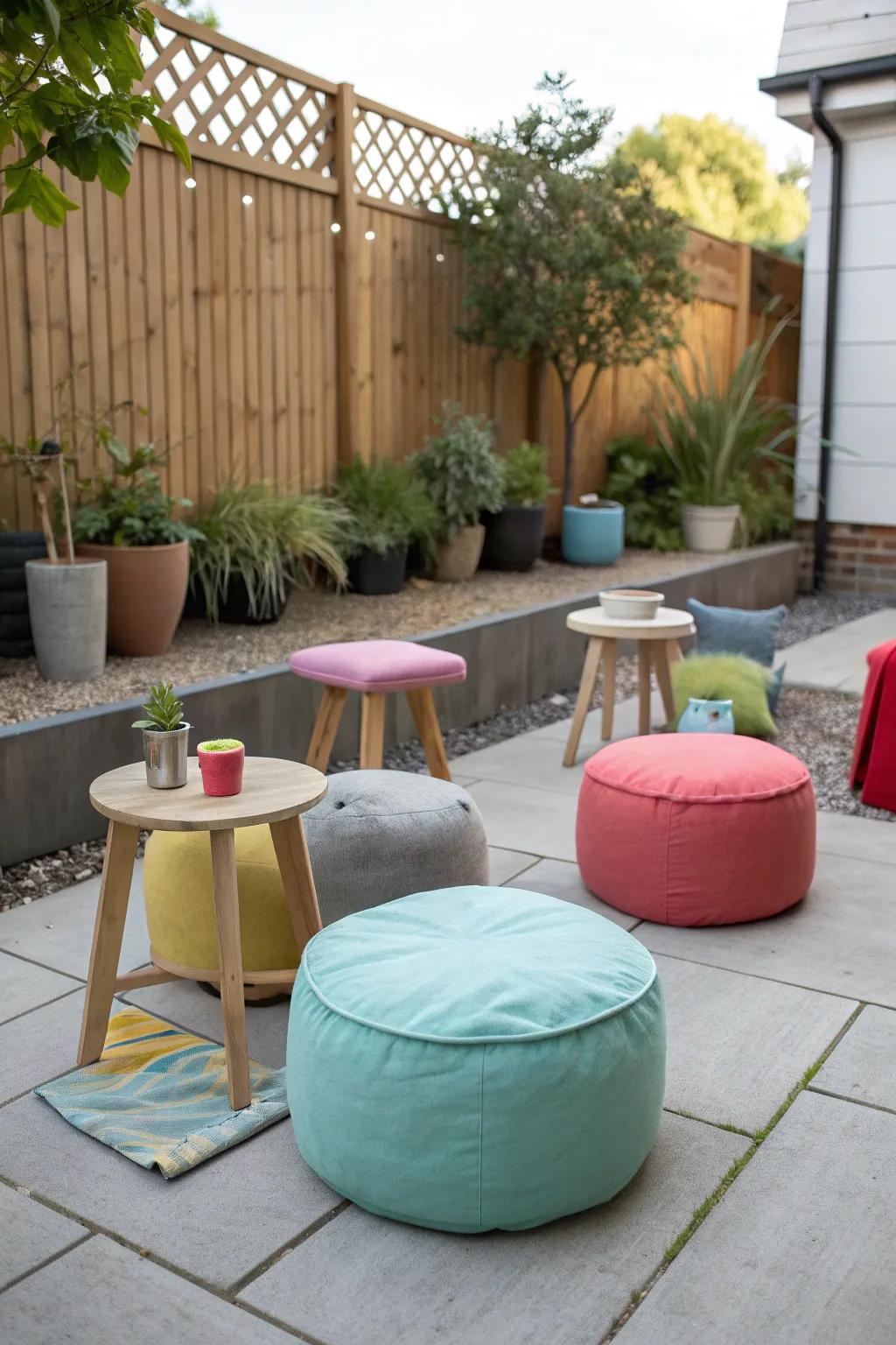 Flexible seating adapts to your needs.