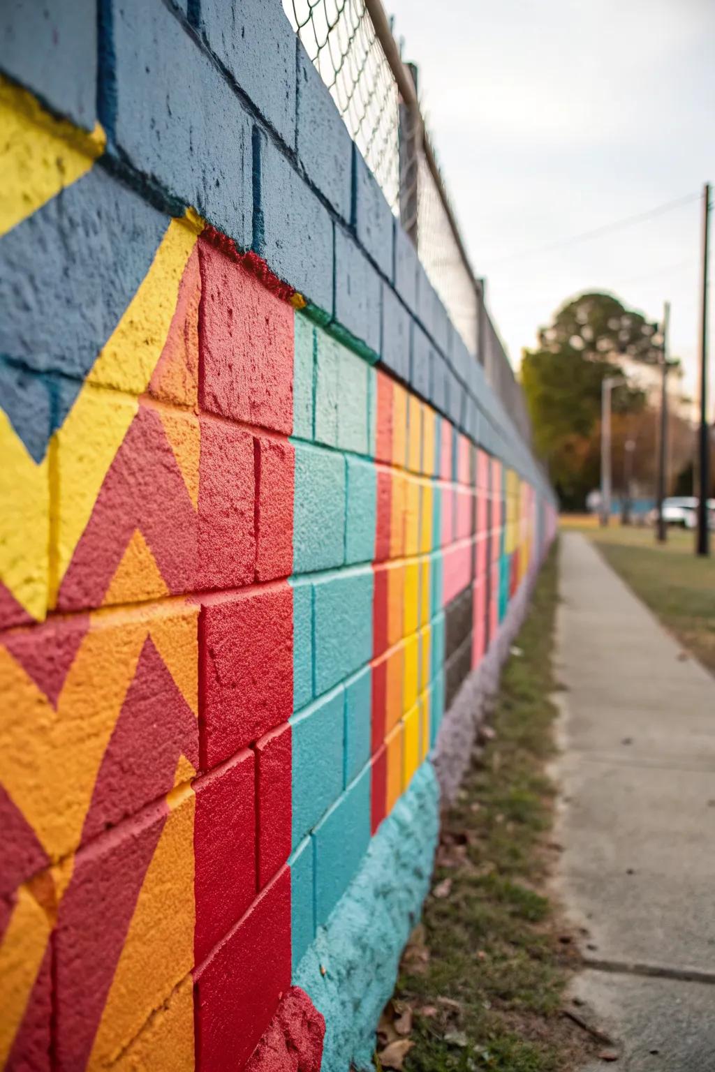 A fresh coat of paint can completely transform your cinder block walls.