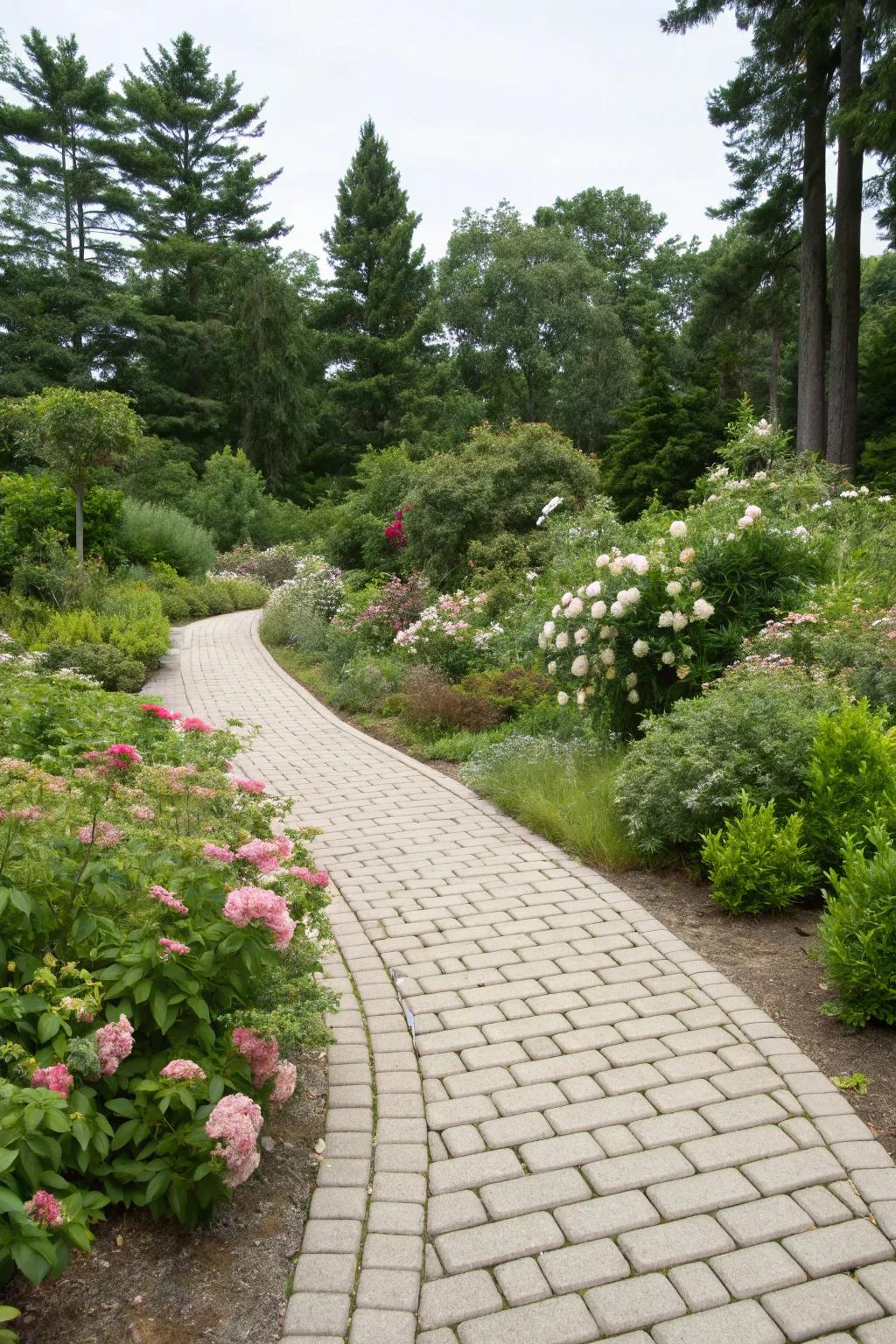 Keep your garden lush with sustainable permeable pavers.