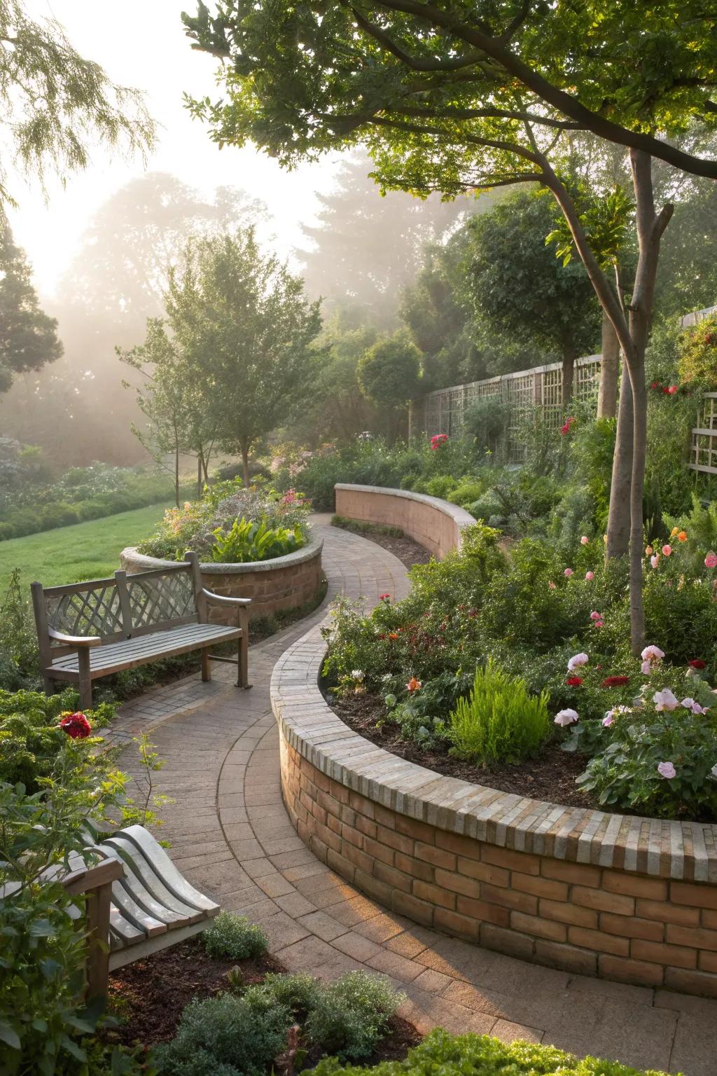 A secret garden nook offers privacy and peace in your backyard.