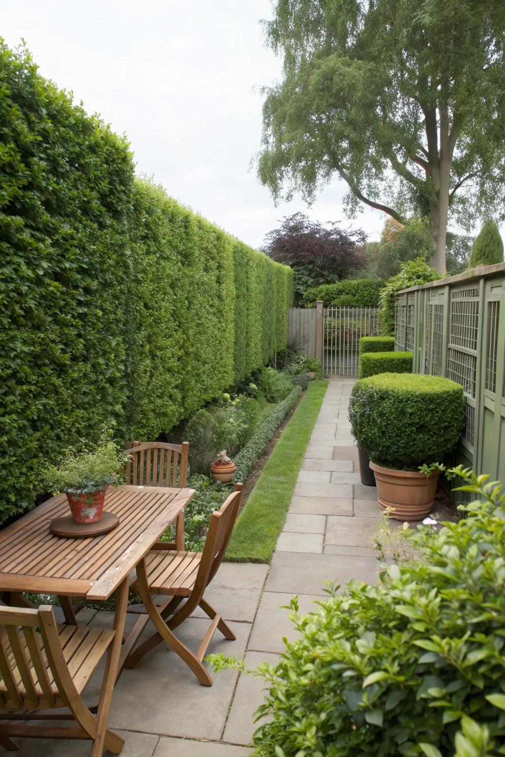 Windbreaks add protection and enhance the privacy of your garden.