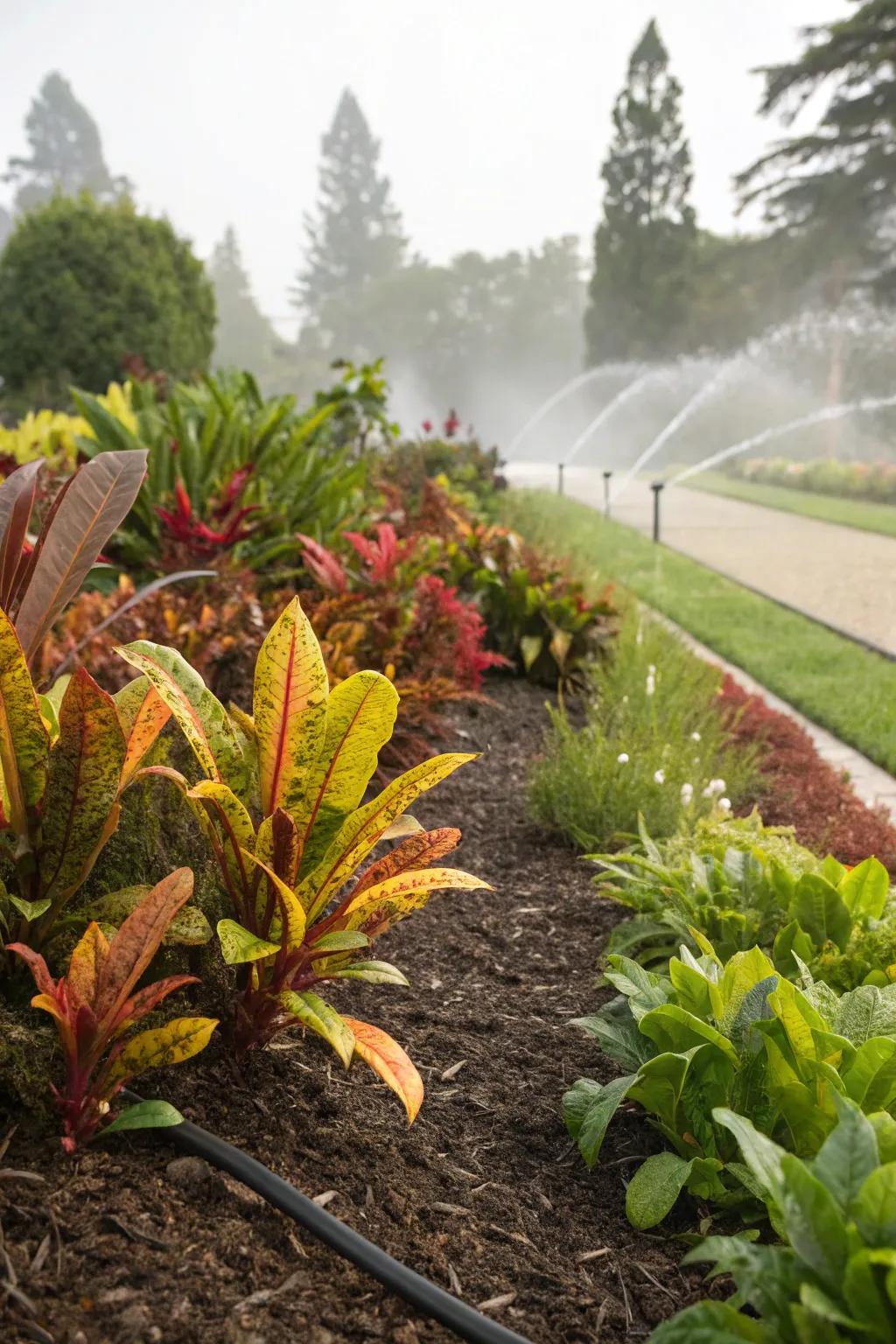 Water-loving plants manage moisture with beauty.