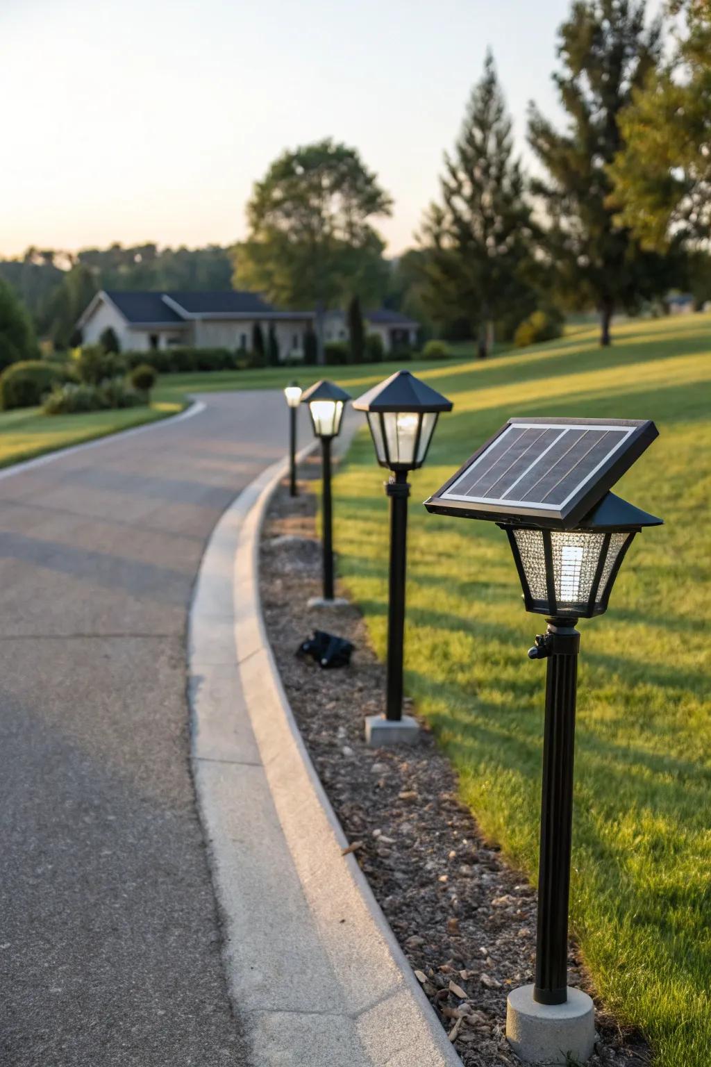 Solar sconces offer sustainable lighting solutions.