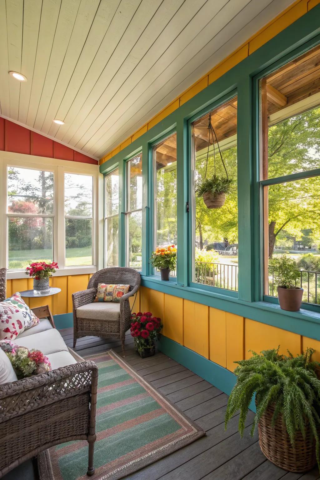 Paint can dramatically change the look and feel of your porch.