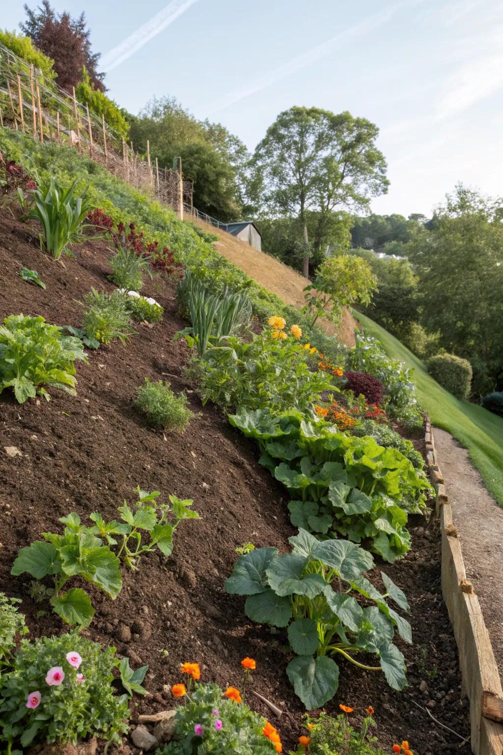 Compost blankets nourish soil and prevent erosion
