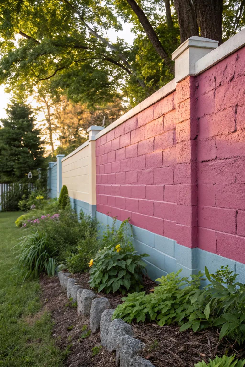 Two-tone colors add classic elegance and depth to walls.