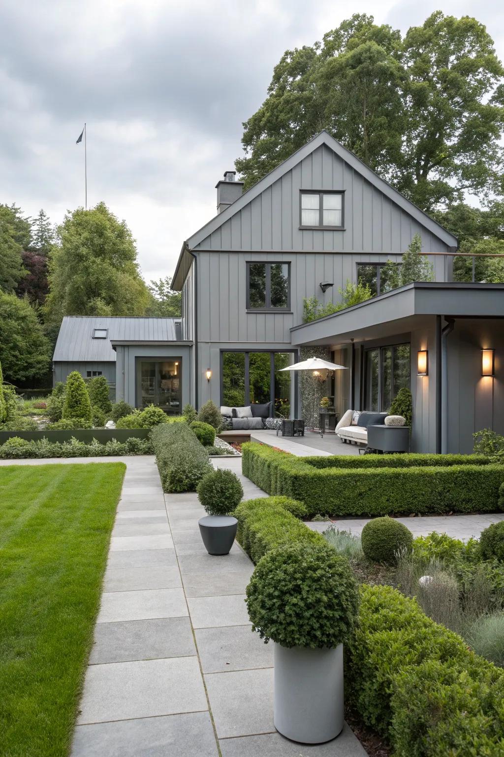 Cool grey provides a timeless and elegant appeal.
