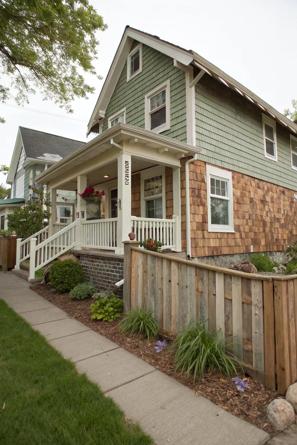 Recycled materials offer an eco-friendly and stylish wainscoting option.