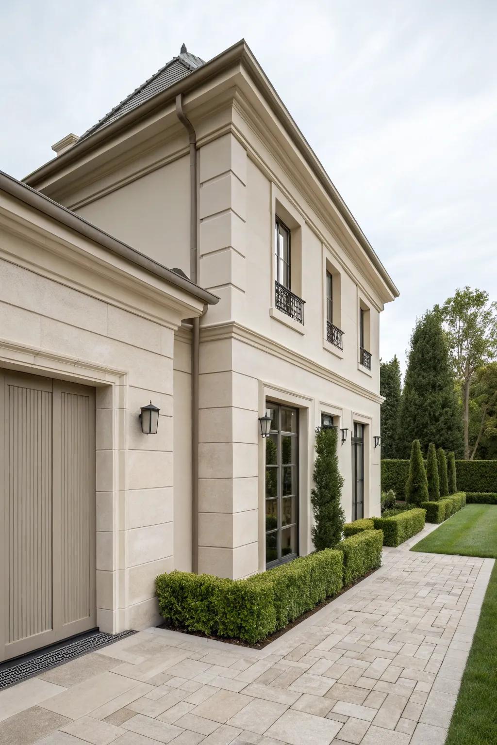 Monotone cladding creates a clean and sophisticated look.