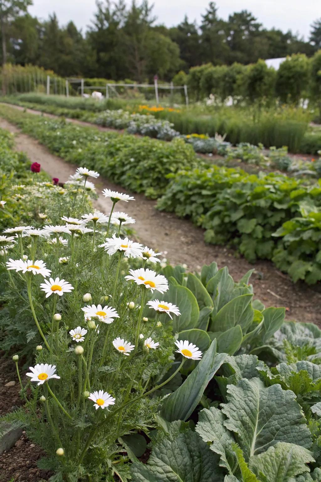 Daisies bringing classic charm to the garden.