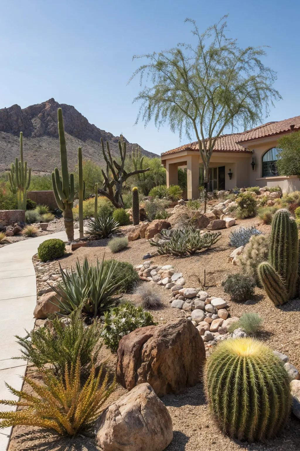 Xeriscaping combines beauty with water efficiency.