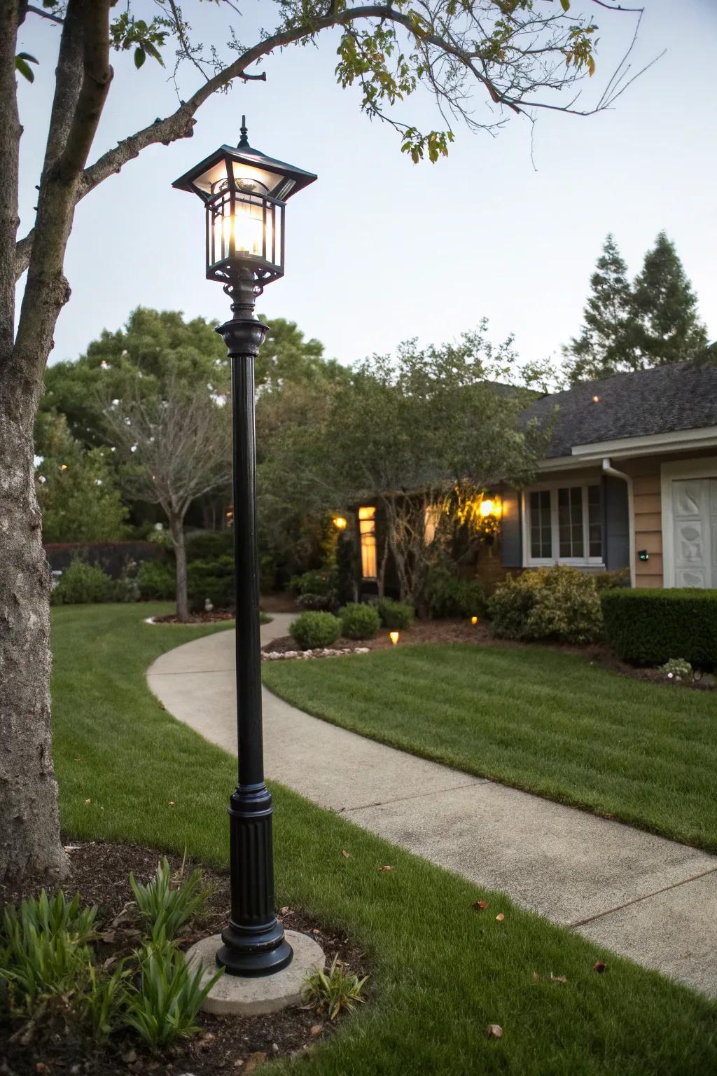 Motion sensors add convenience and security to your outdoor lighting.