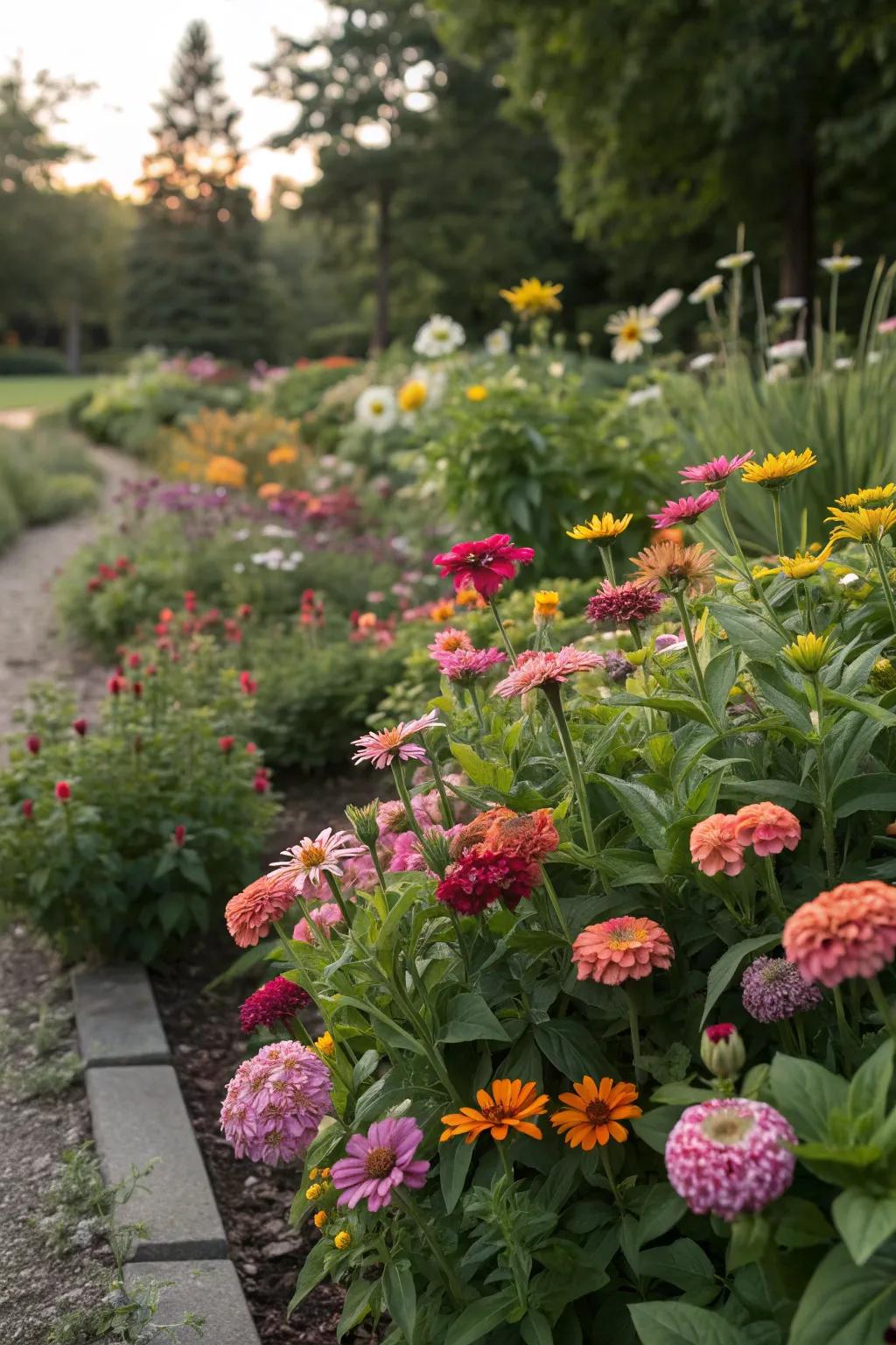 Perennials providing lasting beauty in a Georgia garden.