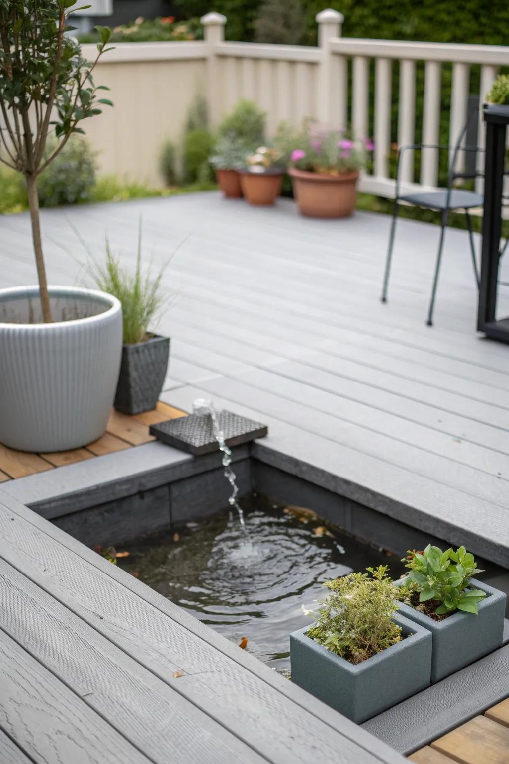 Find tranquility with a minimalist zen-inspired deck.