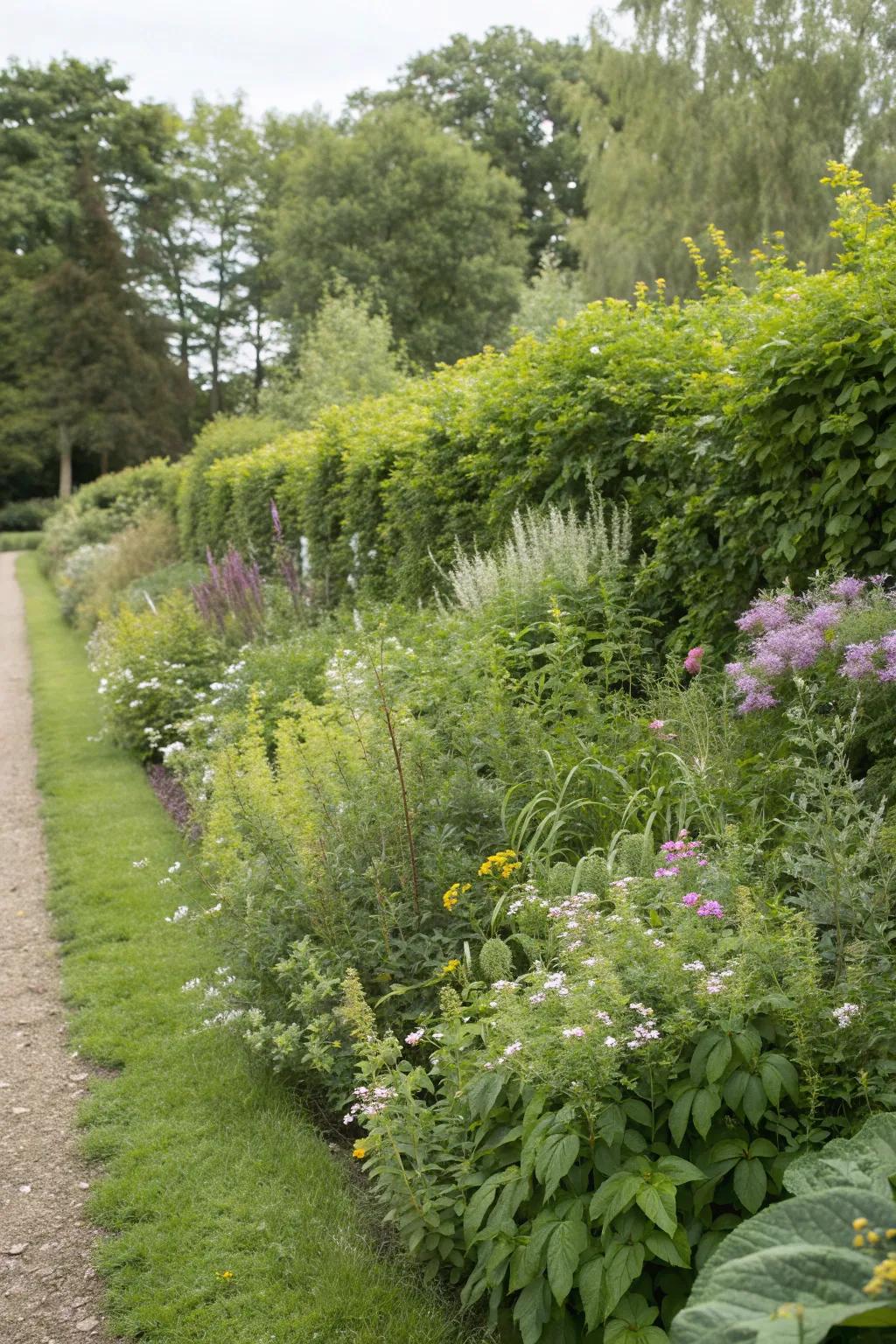 Native plants ensure a sustainable and vibrant garden.