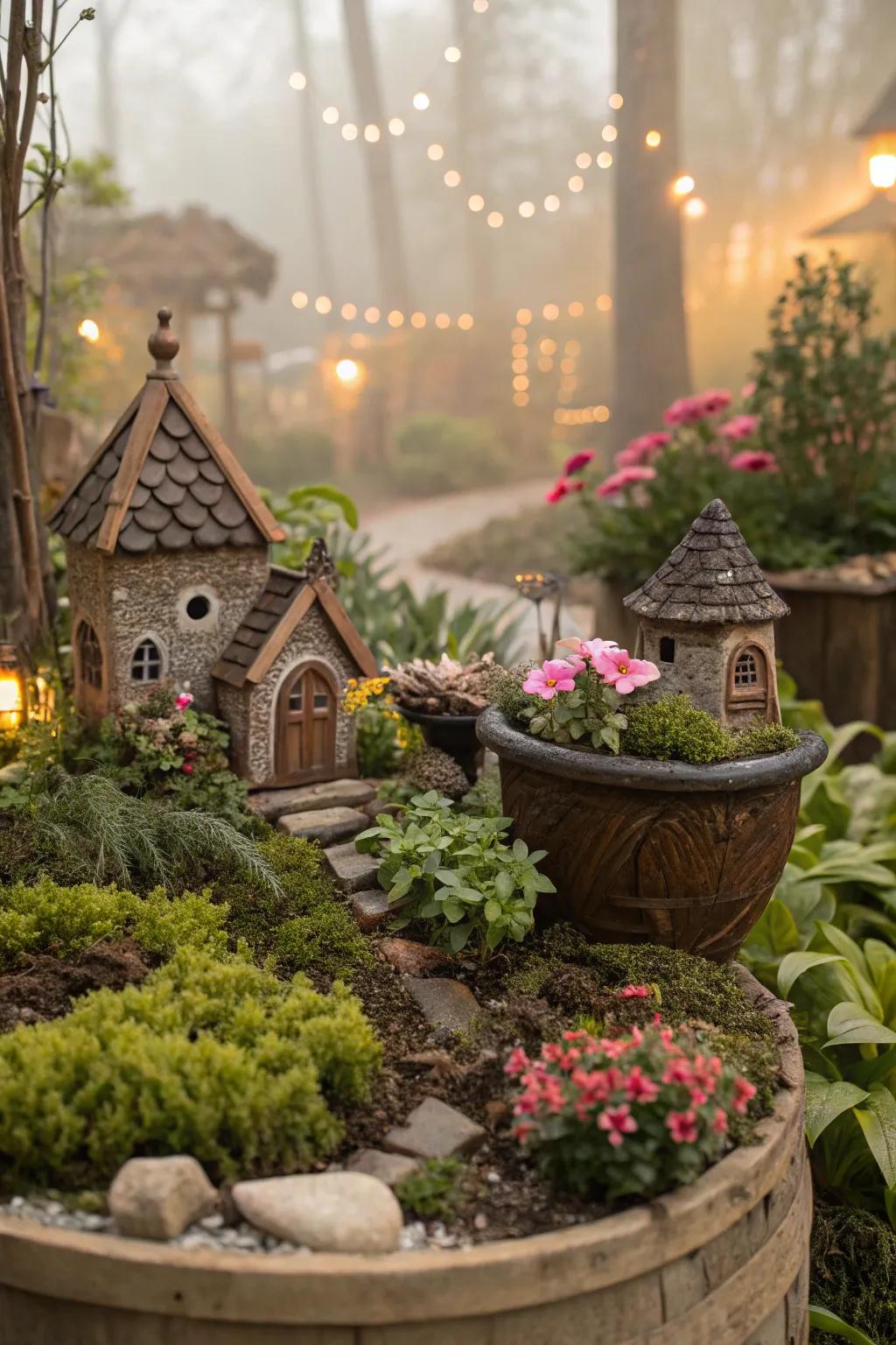 A magical miniature landscape to spark imagination.